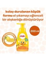 Dalin Bebek Köpük Sabunu 200 Ml Mango Portakal Aromalı x 3 Adet