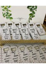 Açacak Magnet Nikah, Söz, Nişan Hediyelik 50 Adet