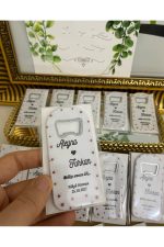 Açacak Magnet Nikah, Söz, Nişan Hediyelik 50 Adet