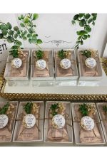 Kahve Kutusu Süslü Nikah, Söz, Nişan Hediyelik - 25 Adet