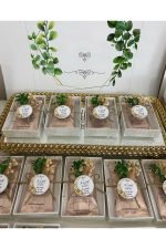 Kahve Kutusu Süslü Nikah, Söz, Nişan Hediyelik - 25 Adet