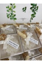 Kutulu Mum Nikah, Söz, Nişan Hediyelik - 50 Adet