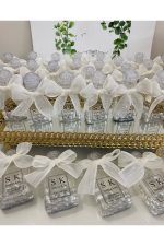 Plastik Kolonya Şişesi Nikah, Söz, Nişan Hediyelik - 50 Adet