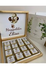 Karton Kutulu Baskılı Madlen Çikolata 50 Adet