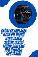 Akıllı Saat Yeni Nesil Üç Kordonlu Nabız Ölçer Çağrı Cevaplama