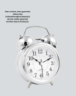 Dekoratif Gümüş Saat