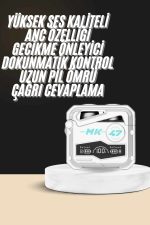 Oyuncu Kulaklığı Yeni Mekanik Kablosuz Kulaklık İos Android Uyumlu