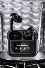 Kablosuz Bluetooth Kulaklık Ekranlı Uzun Şarj Süreli ANC Destekli
