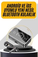 İos Android Uyumlu Bluetooth Kulaklık Kablosuz Kulaklık Yüksek Basslı