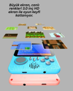TV Bağlantılı Çift Oyunculu Şarjlı Retro Gamepad Seti