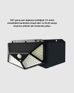 Solar Güçlü 100 LED Bahçe Lambası – Enerji Tasarruflu, Suya Dayanıklı ve Geniş Açılı Işık
