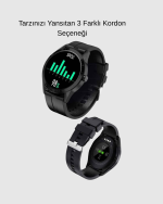 3 Kordonlu AMOLED Akıllı Saat – Sağlık Takipli