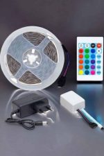 Led Işık 5 Metre Şerit Led RGB Işıklı