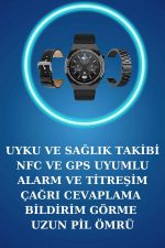Akıllı Saat ve Kulaklık Seti Bildirim Görme Arama Cevaplama ANC Özelliği