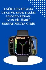 2025 Model Akıllı Saat ve 2.Nesil TWS Bluetooth Kulaklık ANC Özelliği Amoled Ekran