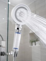 Mineral Taşlı Filtreli Duş Başlığı Güçlü Su Basınçlı Banyo Başlığı