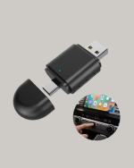 Kablosuz CarPlay Adaptörü – USB-A & Type-C Uyumlu Hızlı Bağlantı Cihazı