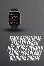 Akıllı saat 2.02 inch Nabız Ölçer Arama Konuşma Müzik Dinleme