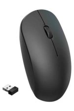 Siyah Kablosuz Mouse Wireless Mouse Minimal Tasarım