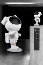 Çocuklara Özel Projeksiyon Astronot Lamba Speaker Sevimli