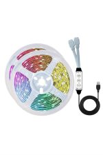 RGB Neon Şerit Led Lamba 10 Metre İç Mekan Tasarımına Uygun