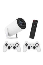 4K Wireless Çift Kollu Kumandalı Oyun Projeksiyonu Retro Video Oyunu Yeni Nesil