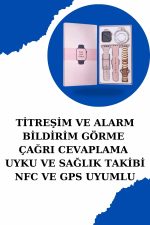 Kadınlar İçin Dokunmatik Ekran Akıllı Saat ve Gamer Kablosuz Bluetooth Kulaklık ANC Özelliği