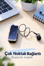Dijital Ekranlı Bluetooth Kulaklık Çok Noktalı Bağlantı