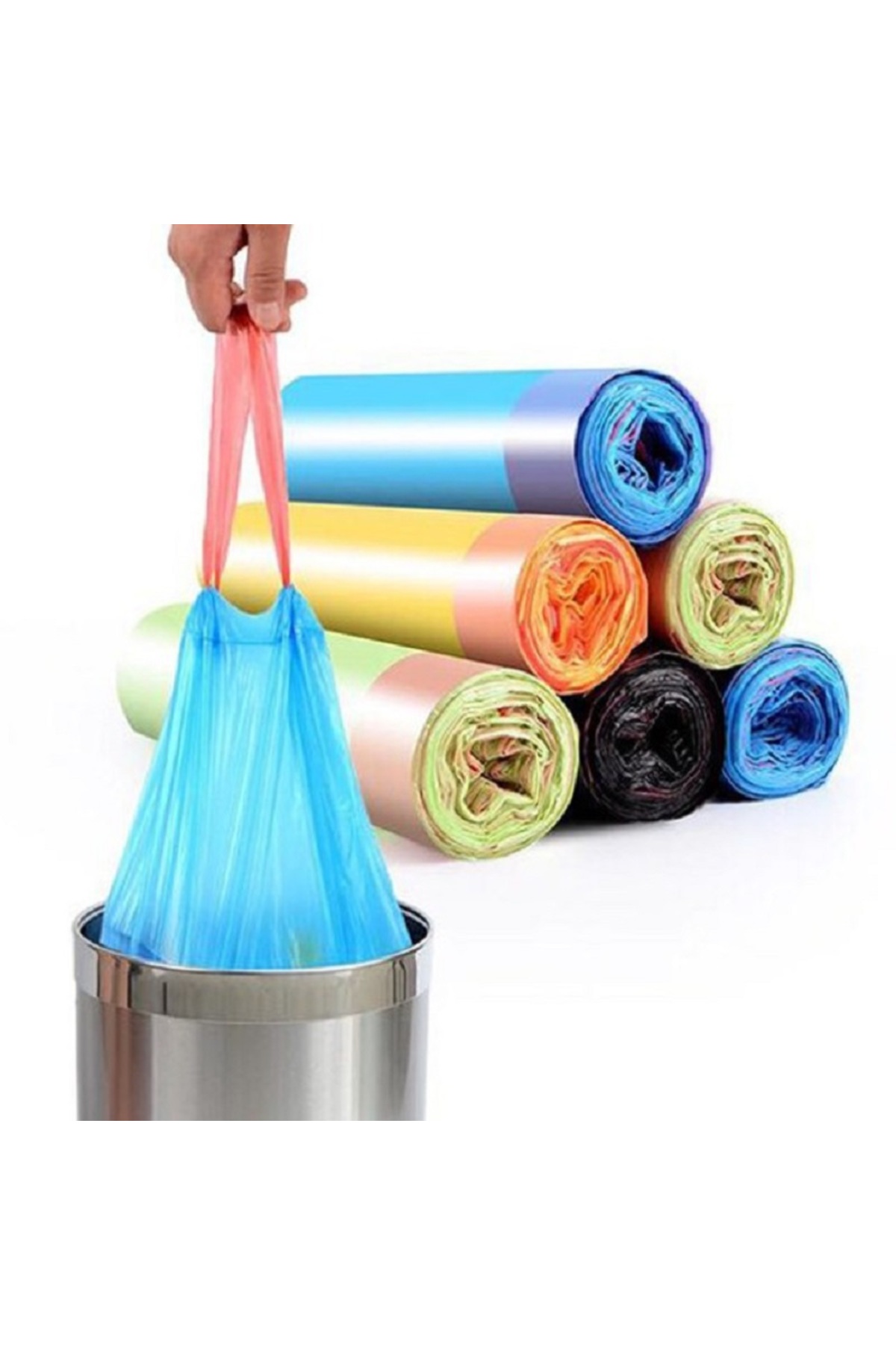 Sera Çöp Torbası Büzgülü Vanilya Kokulu Orta Boy 15 Li 55 x 60 Cm x 15 Paket