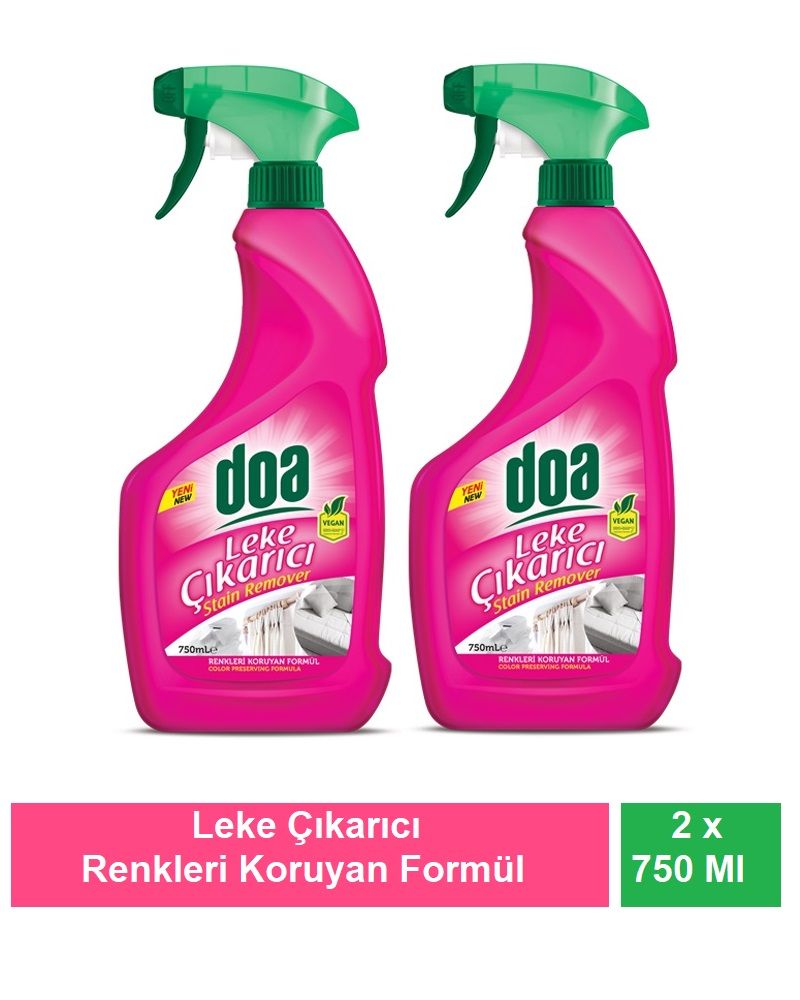 Doa Leke Çıkarıcı Sprey 750 Ml Vegan x 2 Adet