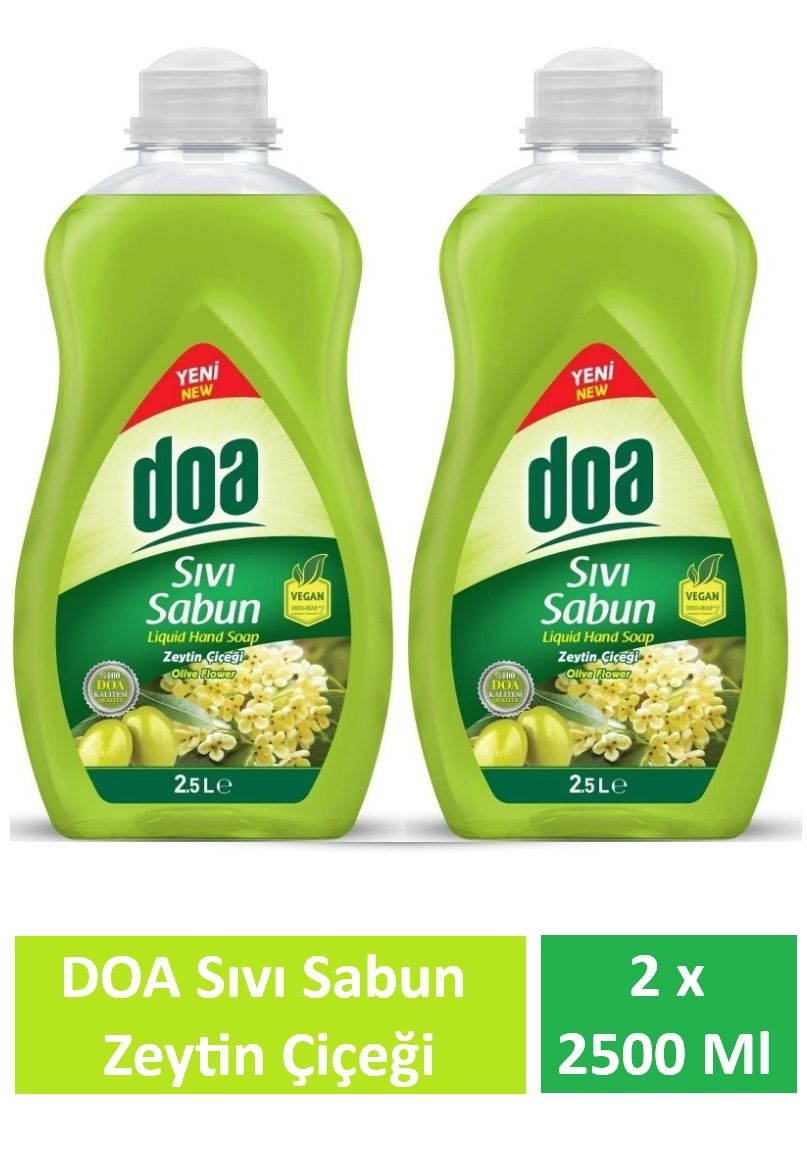 Doa Sıvı Sabun Zeytin Çiçeği 2.5 Lt x 2 Adet