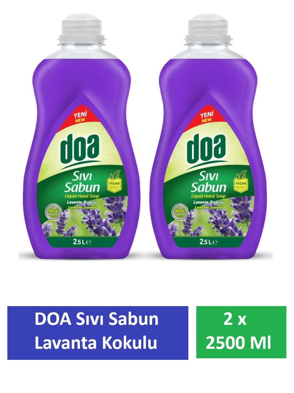 Doa Sıvı Sabun Lavanta 2,5 Lt x 2 Adet