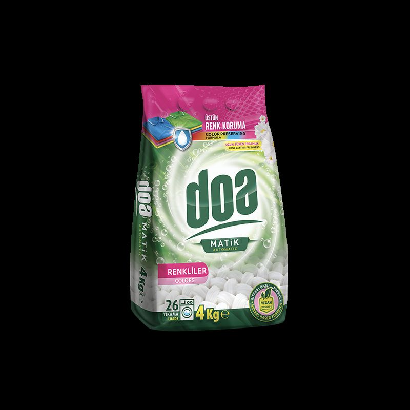 Doa Matik Toz Çamaşır Deterjanı Renkliler 2 x 4 Kg