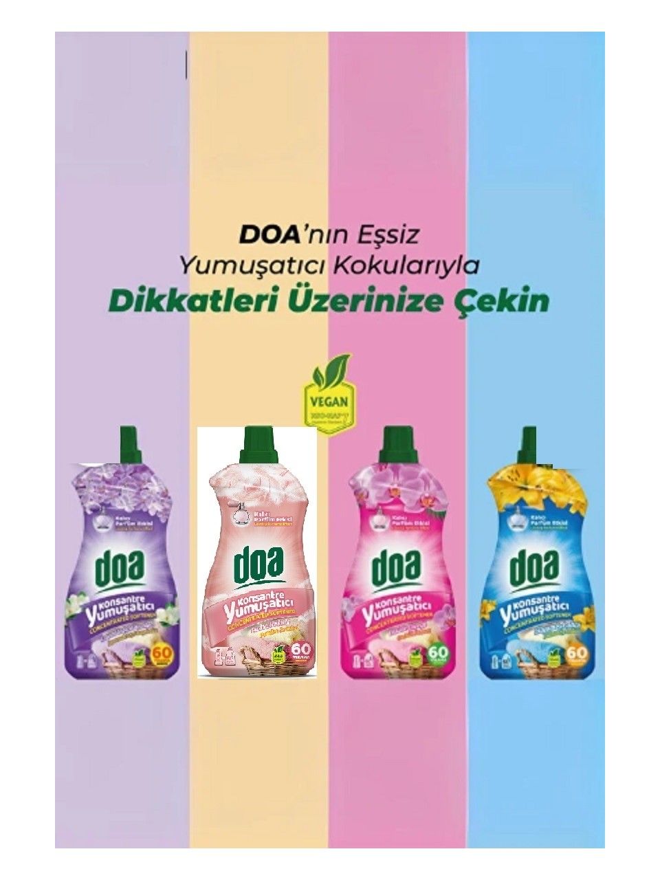 Doa Konsantre Çamaşır Yumuşatıcı Amber Ve Gül 1500 Ml x 2 Adet