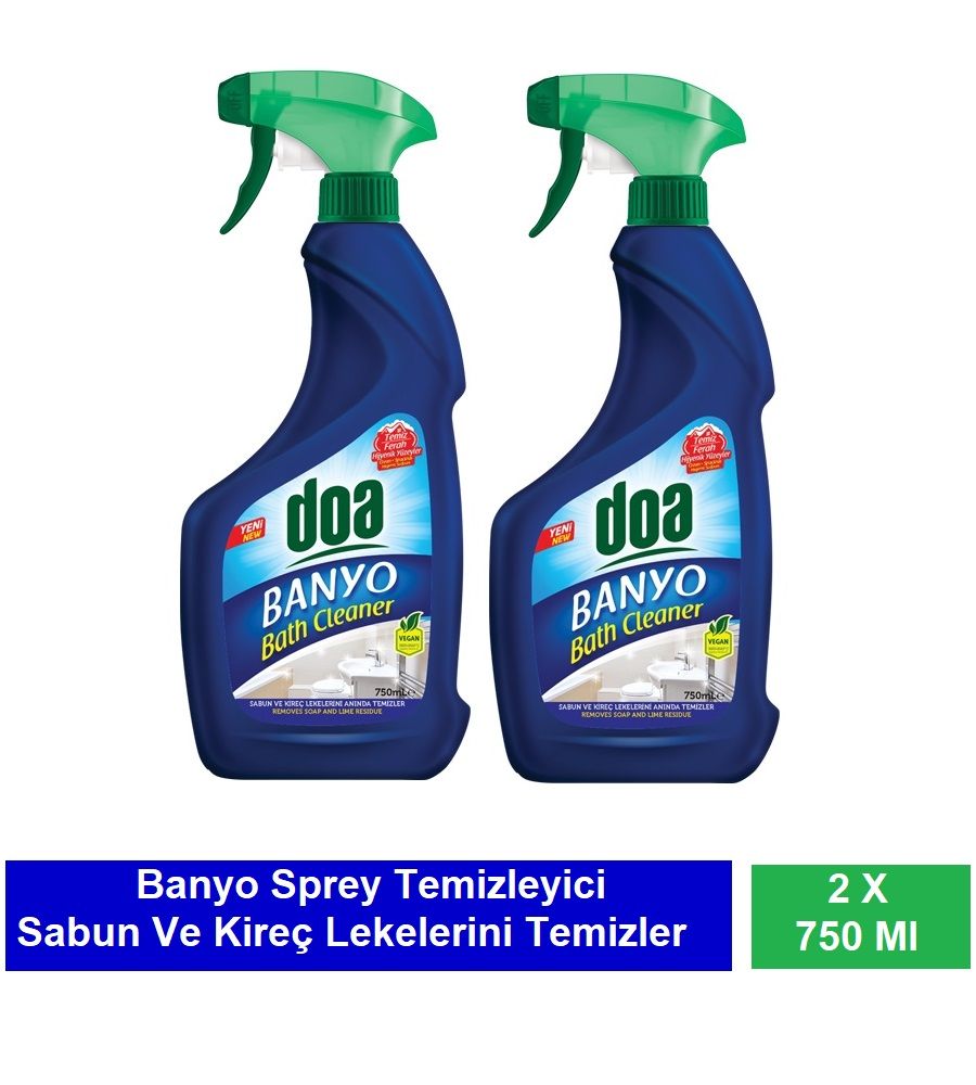 Doa Banyo Sprey 750 Ml Vegan x 2 Adet