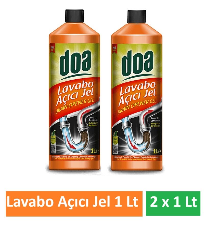 Doa Lavabo Açıcı Jel 2 x 1 Lt