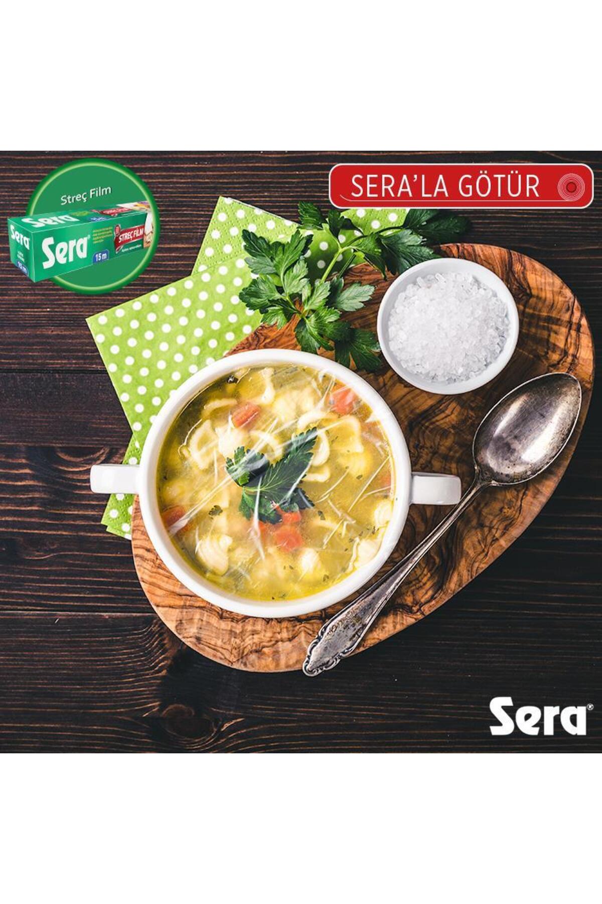 Sera Streç Film 30 Cm x 165 Mt 8 Micron x 2 Paket
