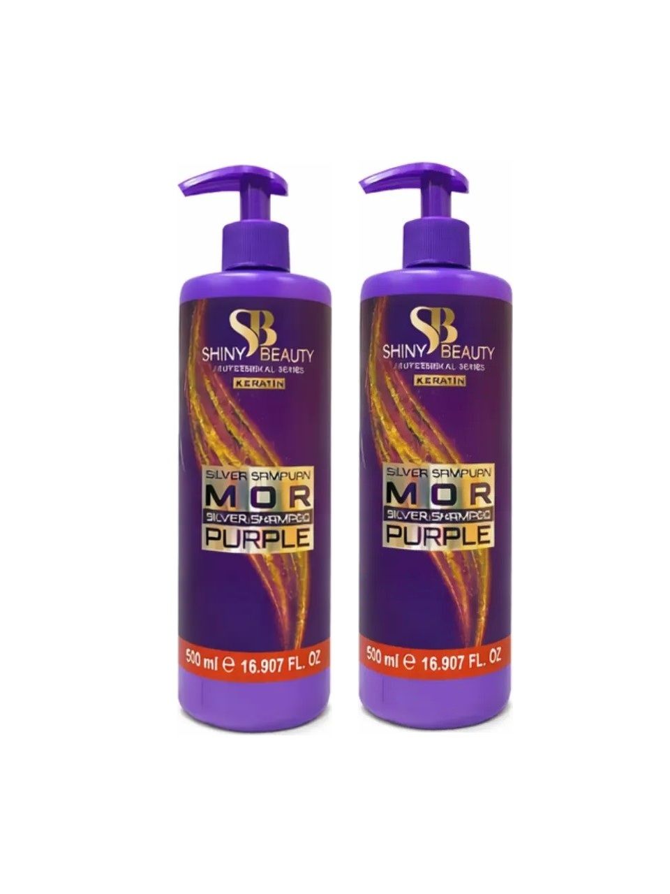 Shıny Beauty Mor Şampuan 500 Ml x 2 Adet