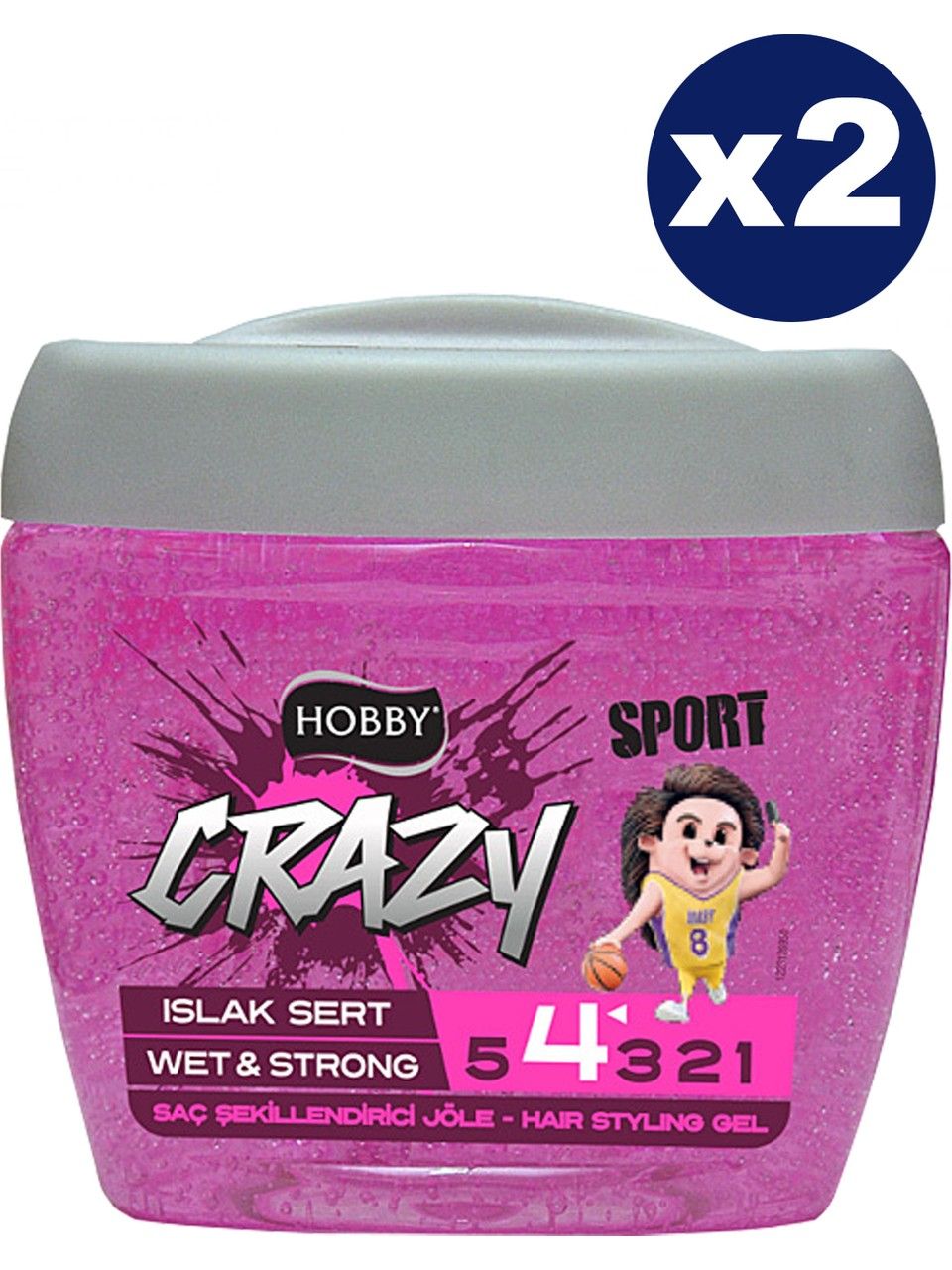 Hobby Crazy Head Jöle Islak Sert 700 Ml x 2 Adet