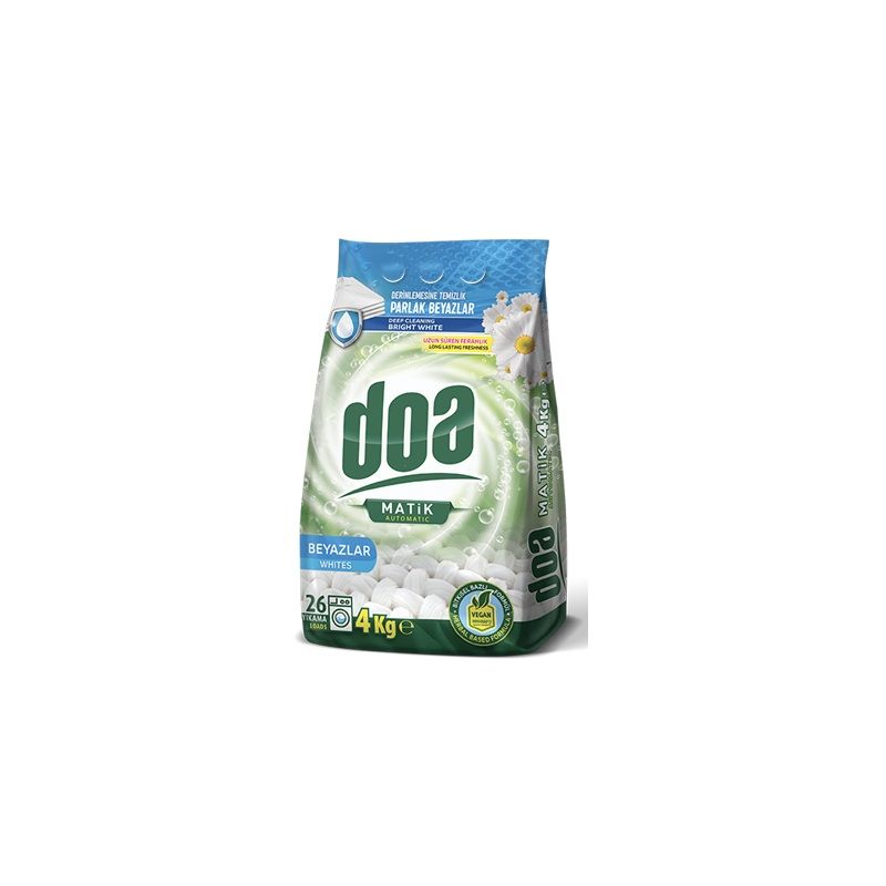 Doa Matik Toz Deterjan Beyazlar 3 x 4 Kg