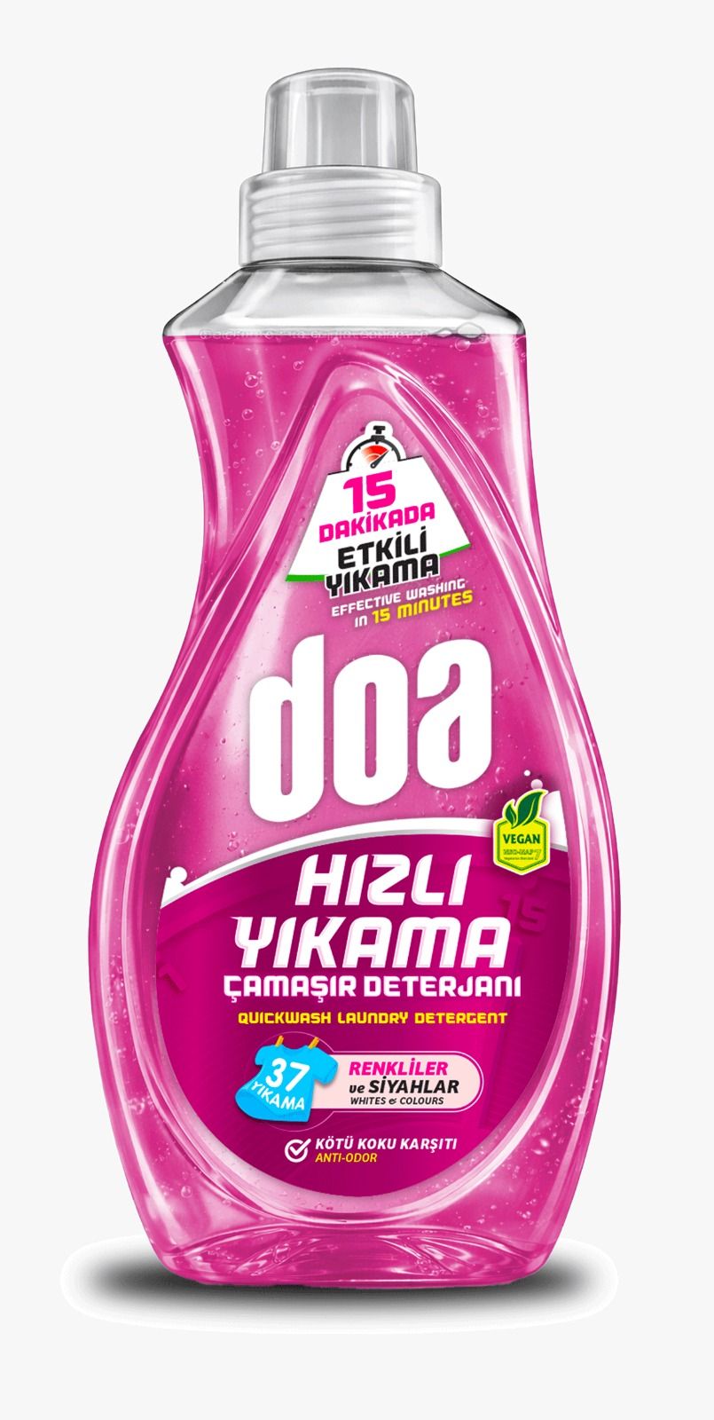 Doa Express Hızlı Yıkama Canlı Renkler Renkli Ve Siyahlar Sıvı Çamaşır Deterjanı 1480 Ml x