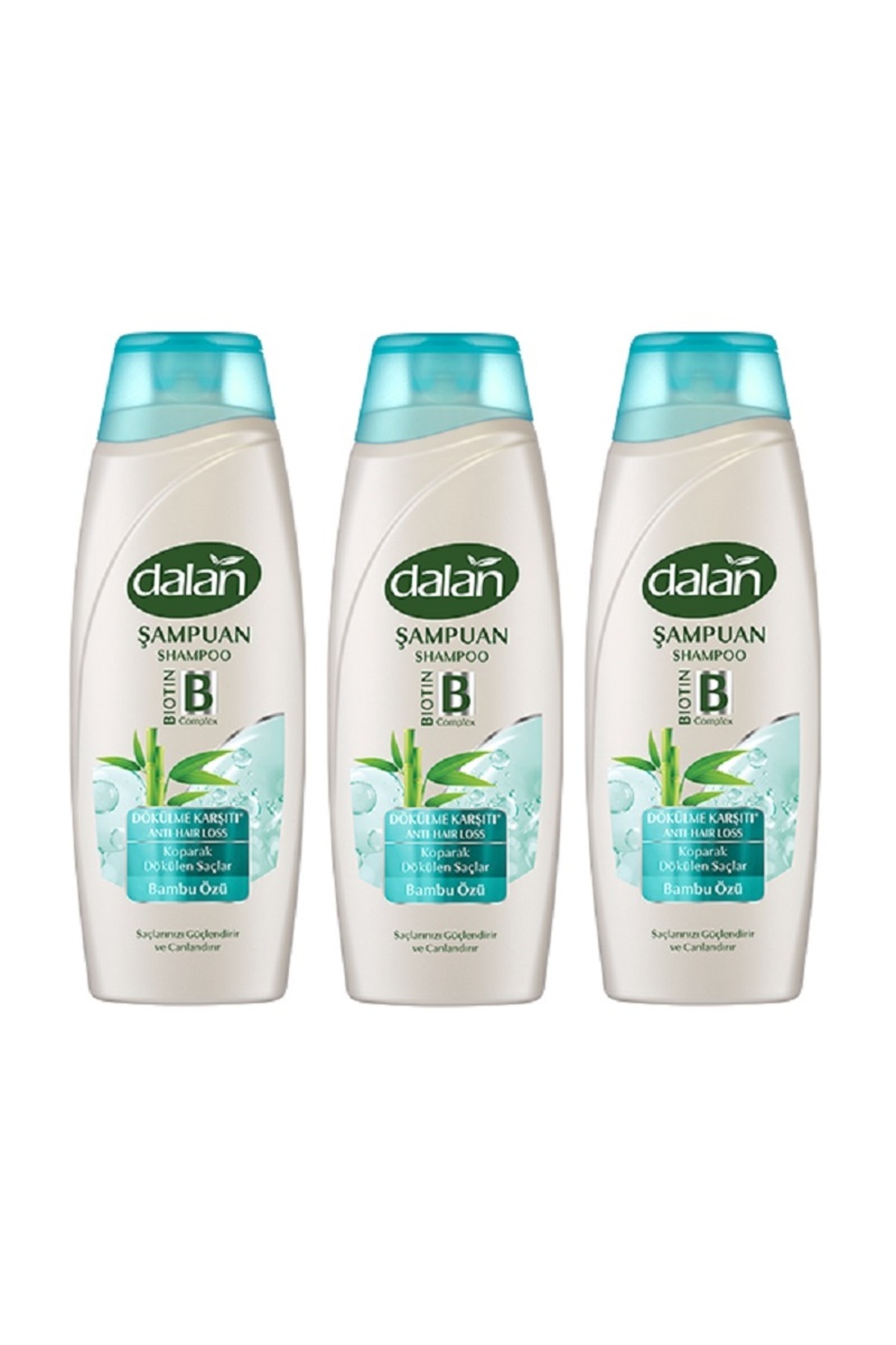 Dalan Şampuan Bambu Özlü Dökülme Karşıtı 450 Ml x 3 Adet
