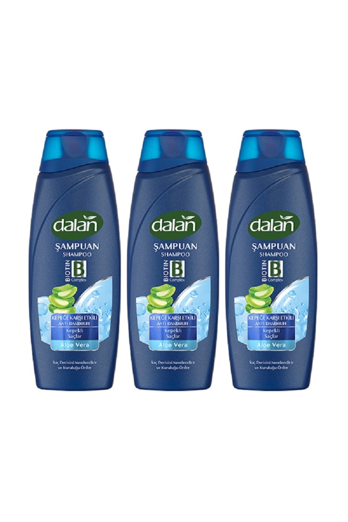 Dalan Şampuan Aloe Vera Özlü Kepeğe Karşıt Etkili 450 Ml x 3 Adet