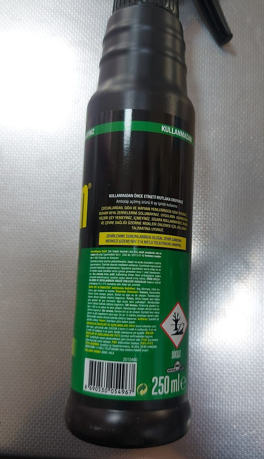 Detan Maxi Böcek İlacı Kokusuz 250 Ml x 3 Adet