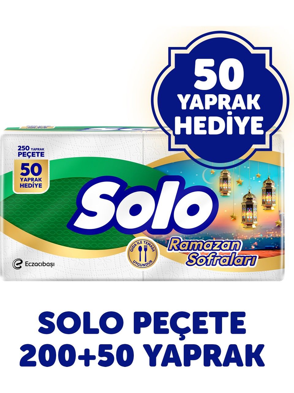 Solo Süper Peçete 250 Li x 3 Paket