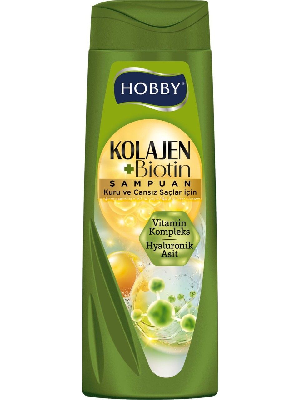 Hobby Şampuan Keratin Kafein Kuru Ve Cansız Saçlar Hyaluronik Asit 480 Ml x 3 Adet