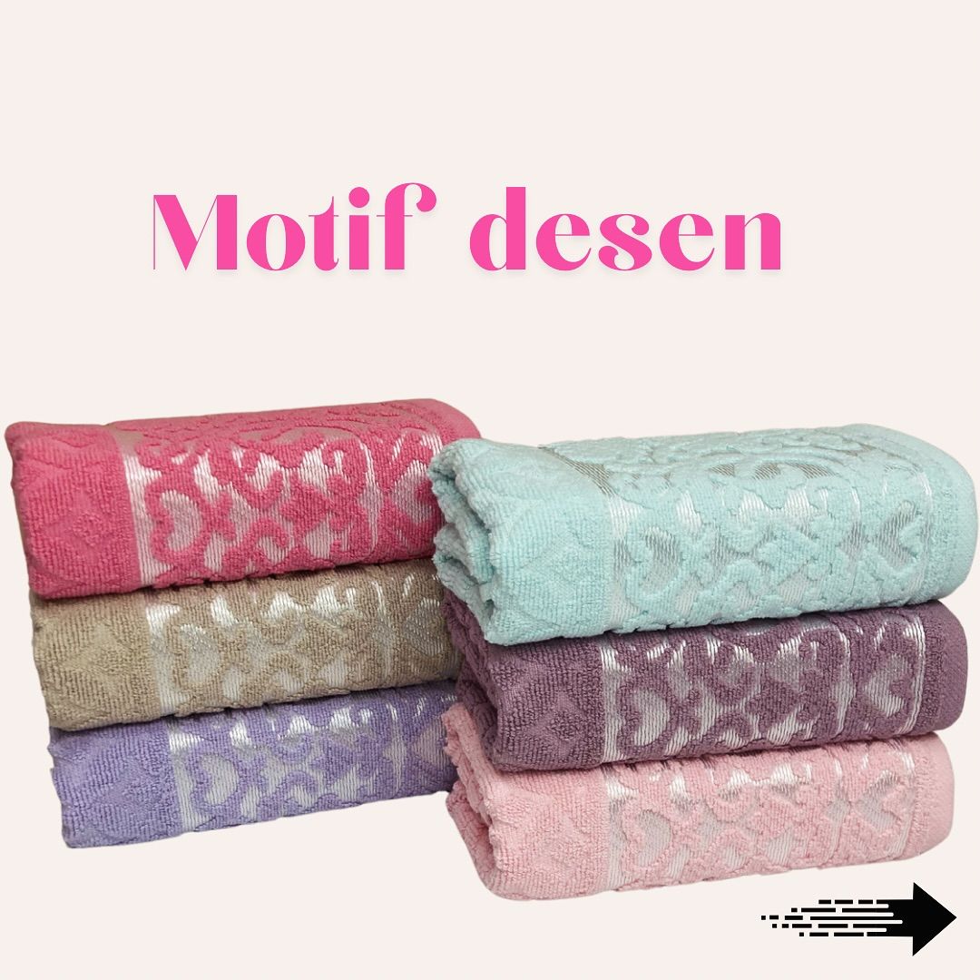 Bimar Bukle Jakarlı Soft Motif Desenli El Ve Yüz Havlusu 50 X 90 Cm x 3 Adet