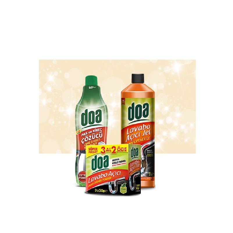 Doa Lavabo Açıcı Jel 4 x 1 Lt
