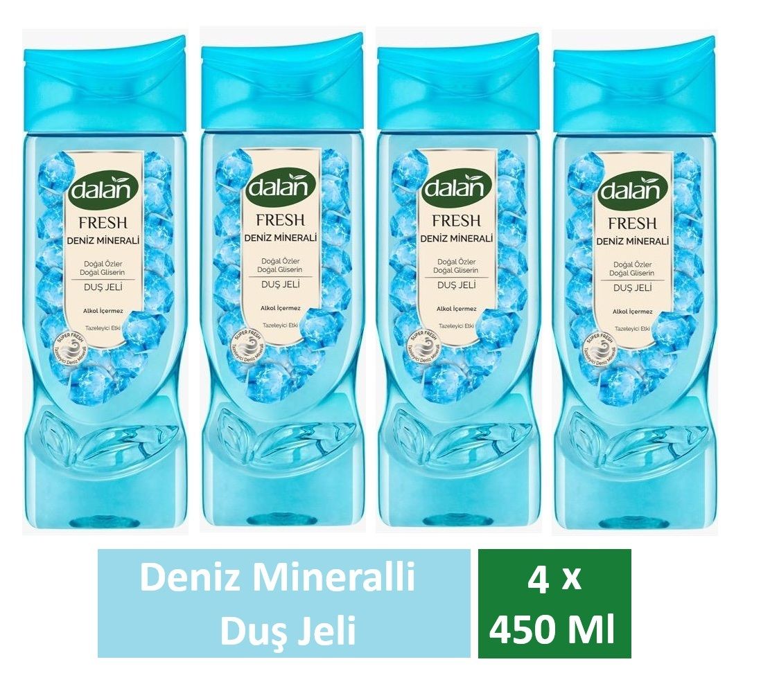Dalan Duş Jeli Fresh Deniz Minerali 450 Ml x 4 Adet