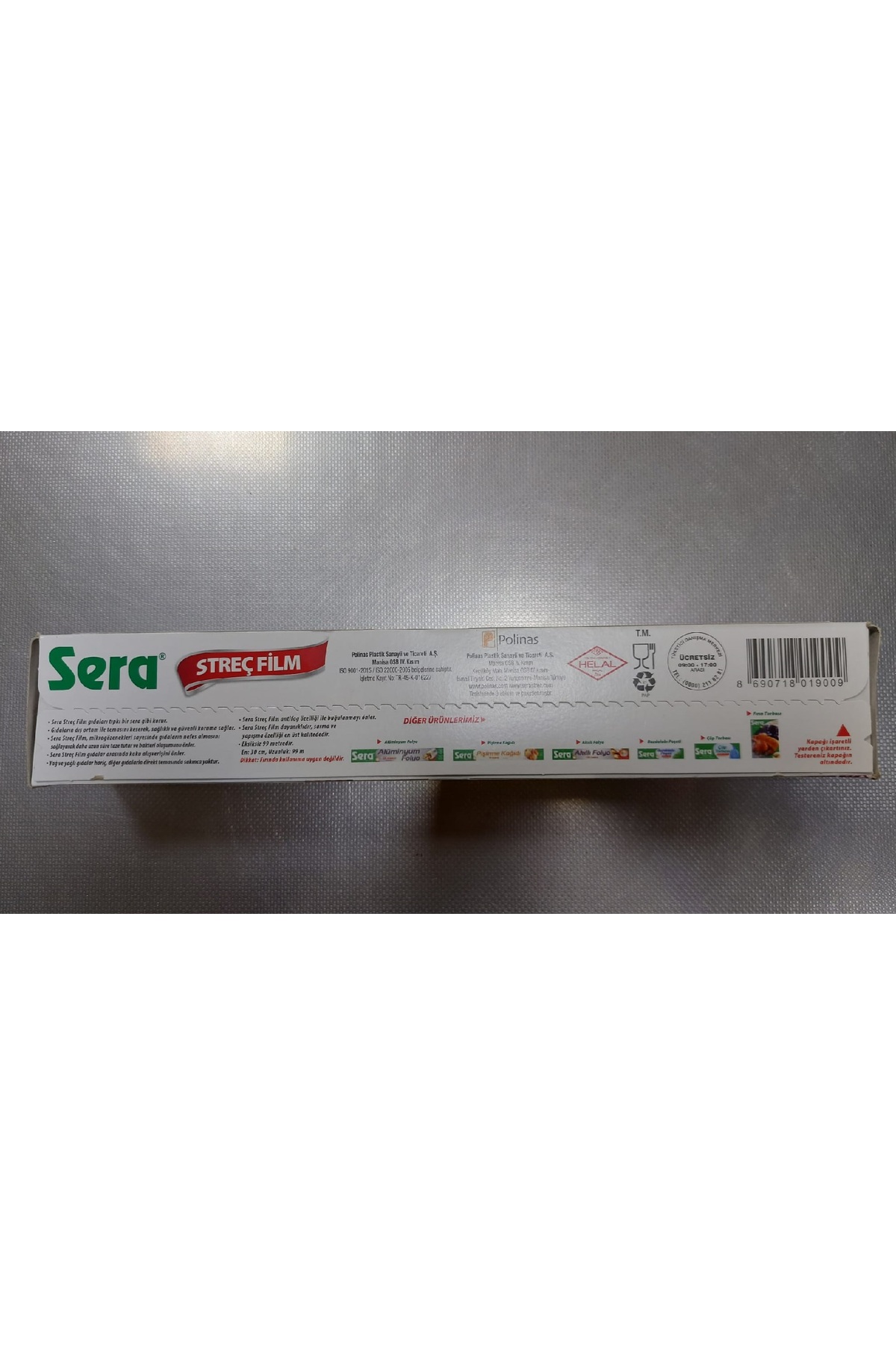 Sera Streç Film 30 Cm x 165 Mt 8 Micron x 4 Paket